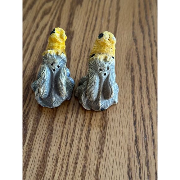 Vintage Ceramic Lion Figurines - Set Of 2 Hand-Painted Decorative Miniatures - Picture 6 of 11